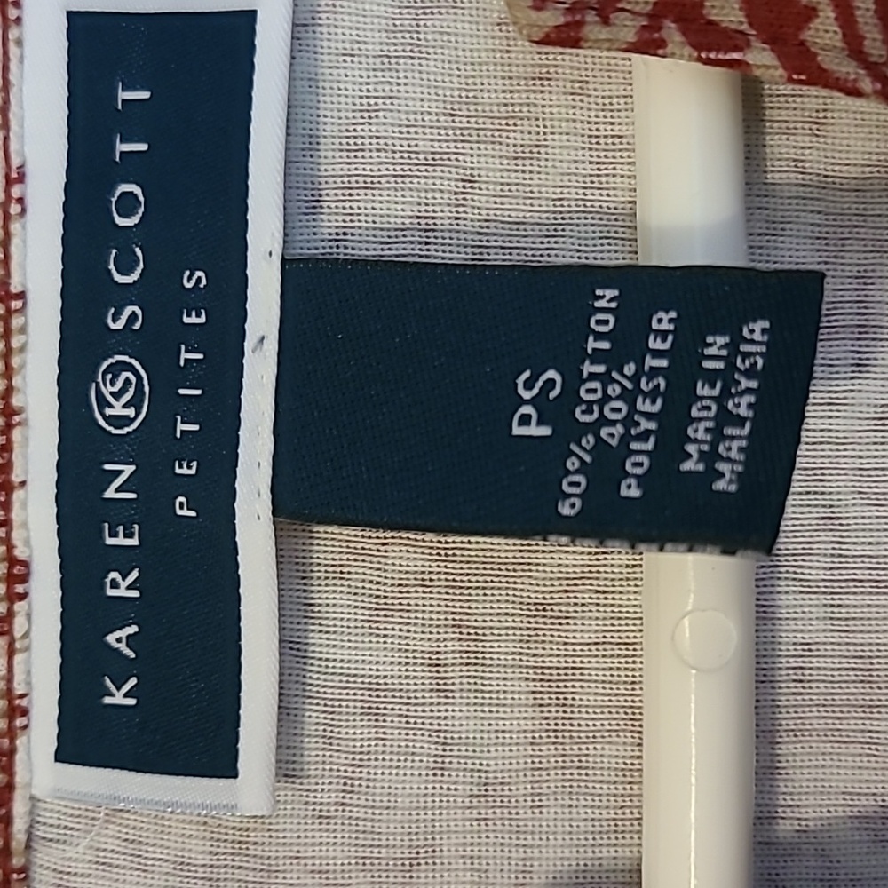 Karen Scott size PS top - Picture 2 of 8